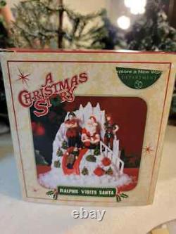 Dept 56 A Christmas Story Ralphie Visits Santa RARE