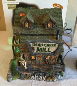 Dept 56 Collector's Edition Halloween Dead Creek Mill & Delivery Truck Lot Of 2 Dept 56 Collector's Edition Halloween Dead Creek Mill & Delivery Truck Lot Of 2