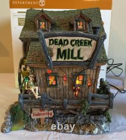 Dept 56 Collector's Edition Halloween Dead Creek Mill & Delivery Truck Lot Of 2 Dept 56 Collector's Edition Halloween Dead Creek Mill & Delivery Truck Lot Of 2
