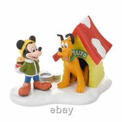 Dept 56 Disney Village A SPECIAL SNACK FOR PLUTO 4027602 DEALER STOCK Mickey