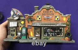 Dept 56 Halloween Harley Davidson's Last Chance Garage 4051011 Rare