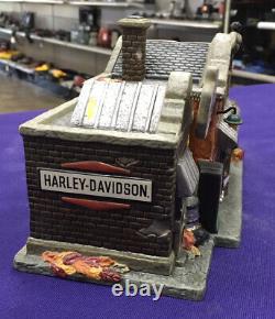 Dept 56 Halloween Harley Davidson's Last Chance Garage 4051011 Rare
