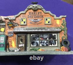 Dept 56 Halloween Harley Davidson's Last Chance Garage 4051011 Rare