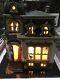 Dept 56 Halloween Haunted Mansion Green Roof Snow Village Retired 2000 #54935
