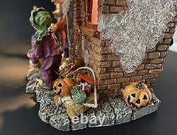 Dept 56 Halloween Lit House Scene 3D Trick Or Treat Kids 1998 RARE #34375