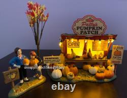 Dept 56 Halloween Patty's Pumpkin Patch NIB- Retired, LED Lighting. Ceramic Dept 56 Halloween Patty's Pumpkin Patch NIB- Retired, LED Lighting. Ceramic