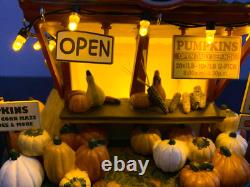 Dept 56 Halloween Patty's Pumpkin Patch NIB- Retired, LED Lighting. Ceramic Dept 56 Halloween Patty's Pumpkin Patch NIB- Retired, LED Lighting. Ceramic