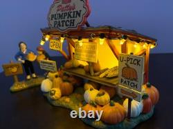 Dept 56 Halloween Patty's Pumpkin Patch NIB- Retired, LED Lighting. Ceramic Dept 56 Halloween Patty's Pumpkin Patch NIB- Retired, LED Lighting. Ceramic