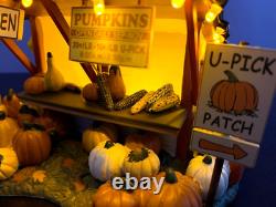 Dept 56 Halloween Patty's Pumpkin Patch NIB- Retired, LED Lighting. Ceramic Dept 56 Halloween Patty's Pumpkin Patch NIB- Retired, LED Lighting. Ceramic