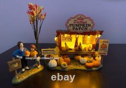 Dept 56 Halloween Patty's Pumpkin Patch NIB- Retired, LED Lighting. Ceramic Dept 56 Halloween Patty's Pumpkin Patch NIB- Retired, LED Lighting. Ceramic