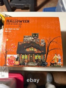 Dept 56 Halloween The Black Cat Flat Signed