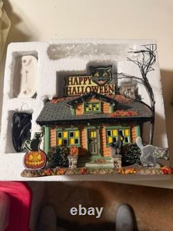 Dept 56 Halloween The Black Cat Flat Signed