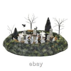 Dept 56 Halloween Village ANIMATED GHOSTS IN THE GRAVEYARD SET 6005552 New 2020