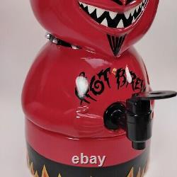 Dept 56 Hot Brew Devil Beverage Dispenser Google Eyes Halloween Cider 2003