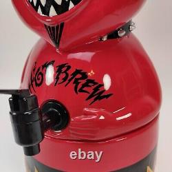 Dept 56 Hot Brew Devil Beverage Dispenser Google Eyes Halloween Cider 2003