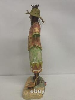 Dept 56 Patience Brewster 18in Krinkles Scarecrow figure Halloween