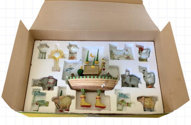 Dept 56 Patience Brewster Noah's Ark Complete Set Of 12 Iob Whimsical Read