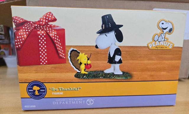 Dept 56 Peanuts Be Thankful, #4021698 New In Box Retired