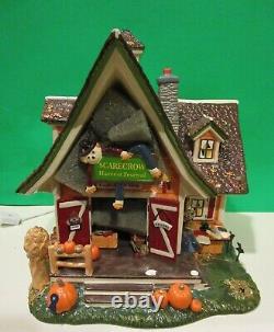 Dept 56 SCARECROW HARVEST FESTIVAL Snow Village Halloween Sculpture 799932 AS-IS