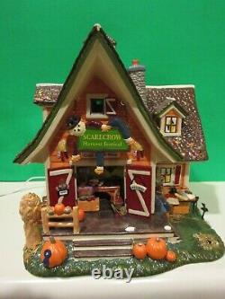 Dept 56 SCARECROW HARVEST FESTIVAL Snow Village Halloween Sculpture 799932 AS-IS