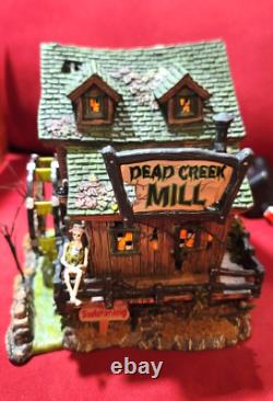 Dept 56 Snow Village Halloween Dead Creek Mill #54606 Limited Edition