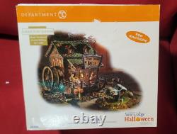 Dept 56 Snow Village Halloween Dead Creek Mill #54606 Limited Edition