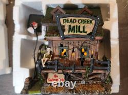 Dept 56 Snow Village Halloween Dead Creek Mill #54606 Limited Edition