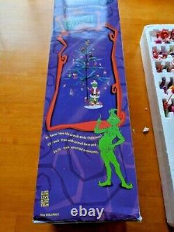 Dept 56 Suess How the Grinch Stole Christmas COUNTDOWN TO Tree with21 Ornaments