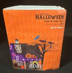 Dept 56 Trick Or Treat Lane The Bat House Snow Village Halloween Display House