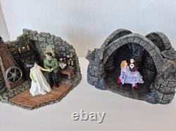 Dept 56 Universal Epic Monster Dracula Domain Frankenstein Bride Light Halloween