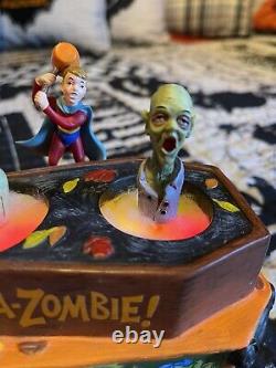 Dept Department 56 Whack a Zombie Halloween Village Carnival Retired Rare Works