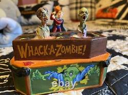 Dept Department 56 Whack a Zombie Halloween Village Carnival Retired Rare Works