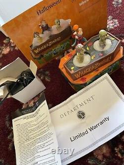 Dept Department 56 Whack a Zombie Halloween Village Carnival Retired Rare Works
