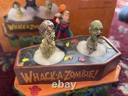 Dept Department 56 Whack a Zombie Halloween Village Carnival Retired Rare Works