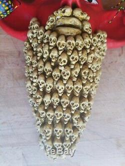 Devil Bug Man Head, skull beard, Concepcion Aguilar, Josefina, skeletons insects