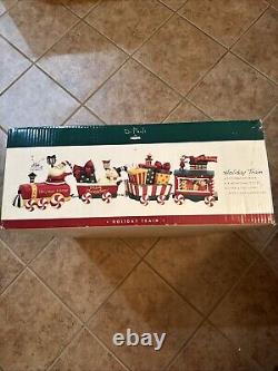 Di Paolo by Hayes Holiday Train 2008 4 Piece Decorative Train Factory Sealed Box