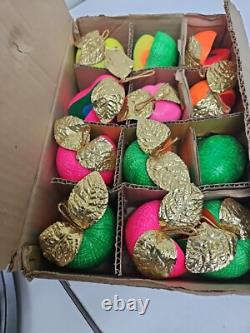 Dickson christmas Decorations Fruits Vintage And Rare 12 Pcs With Original Box Dickson christmas Decorations Fruits Vintage And Rare 12 Pcs With Original Box