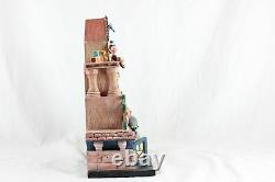 Disney Magic Moments in Time Pinocchio Musical Clock Music Box Pre-Owned