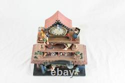 Disney Magic Moments in Time Pinocchio Musical Clock Music Box Pre-Owned