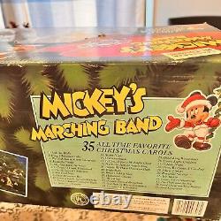 Disney Mickey's Marching Band Mr. Christmas from 1992 8 Musicians withbox