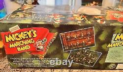 Disney Mickey's Marching Band Mr. Christmas from 1992 8 Musicians withbox