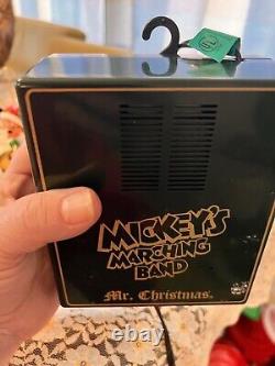 Disney Mickey's Marching Band Mr. Christmas from 1992 8 Musicians withbox