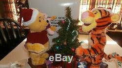 Disney Winnie The Pooh Tigger Piglet Tree Animated Christmas Motionette Telco