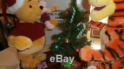 Disney Winnie The Pooh Tigger Piglet Tree Animated Christmas Motionette Telco