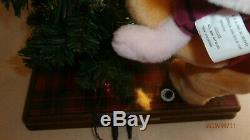 Disney Winnie The Pooh Tigger Piglet Tree Animated Christmas Motionette Telco