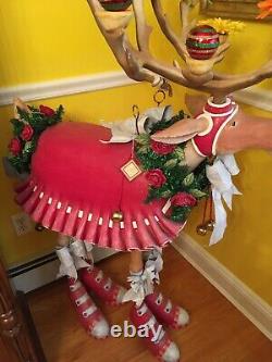 Display size Patience Brewster Dept. 56 Reindeer