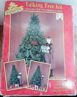 Douglas Fir Talking Tree Kit Animate Your Own Christmas Tree Gemmy SEE VIDEOS