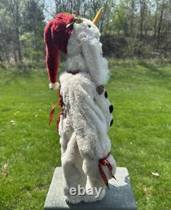 Drolleries Deborah Henderson Demdaco HOLLY JOLLY SNOWMAN SANTA 24 Rare NO STAFF