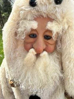 Drolleries Deborah Henderson Demdaco HOLLY JOLLY SNOWMAN SANTA 24 Rare NO STAFF