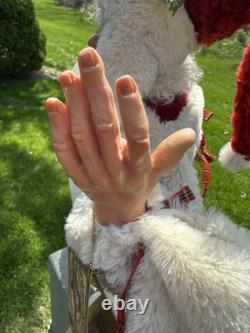 Drolleries Deborah Henderson Demdaco HOLLY JOLLY SNOWMAN SANTA 24 Rare NO STAFF